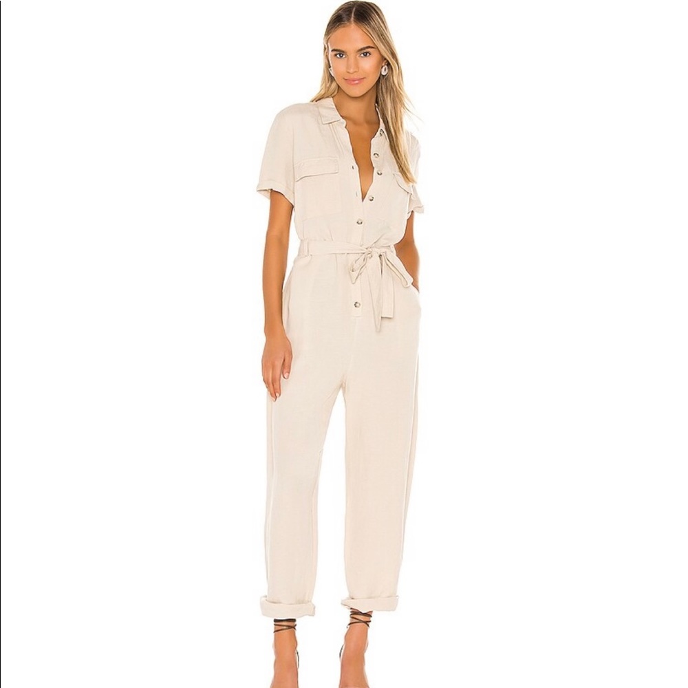 NWT- Rails Callie Jumpsuit, Taupe